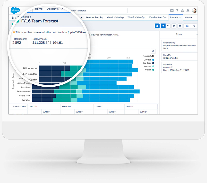 Salesforce - Forecast - Sales Funnel Lead to Customer Professional services kpis