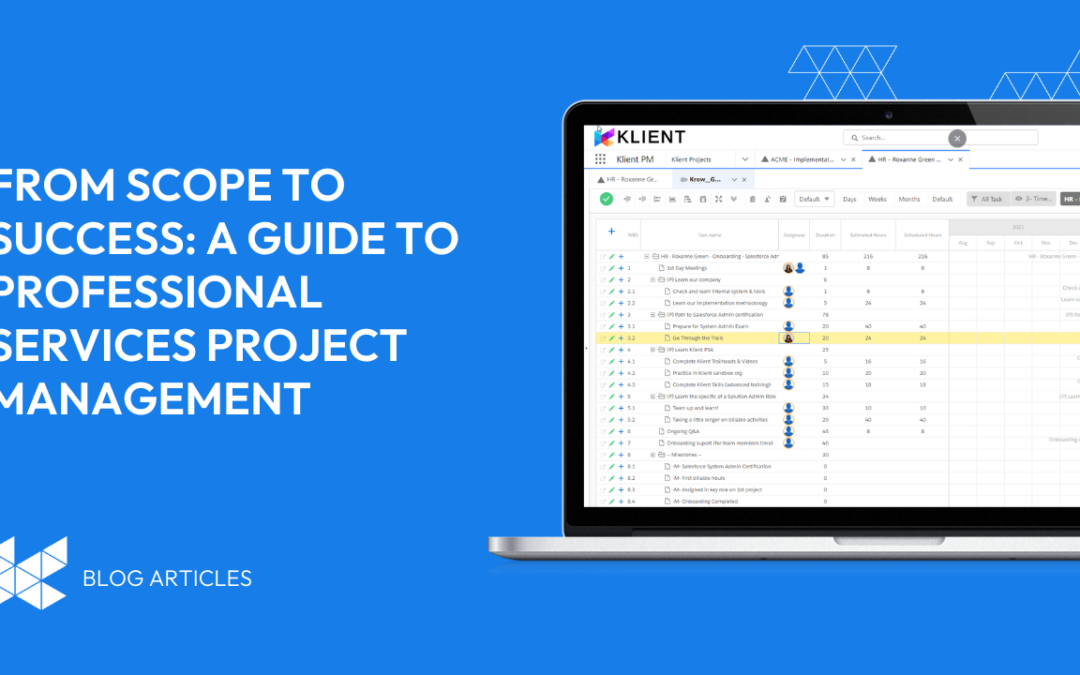 From Scope to Success: A Guide to Professional Services Project Management