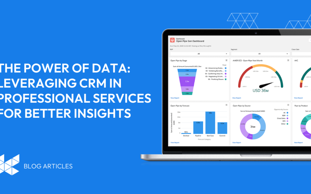 The Power of Data: Leveraging CRM for Professional Services for Better Insights