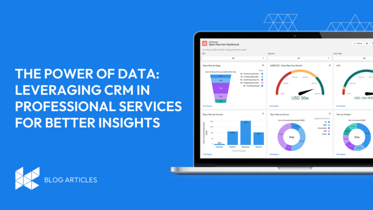 The Power of Data: Leveraging CRM for Professional Services for Better Insights