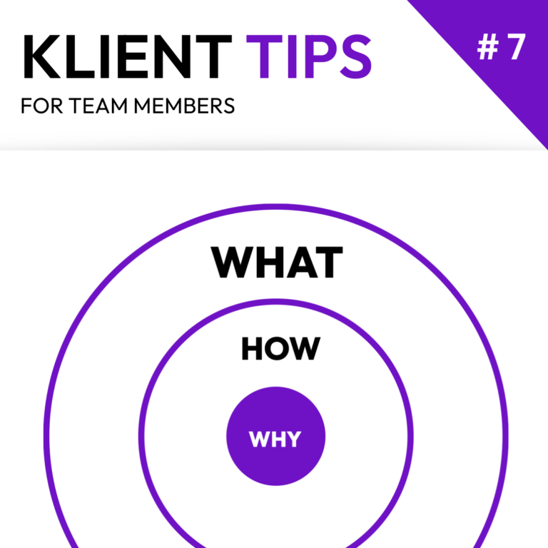Always lead with your “why”