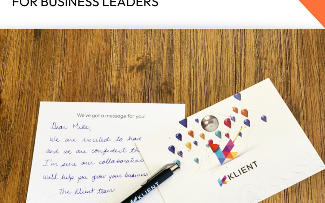 Send handwritten cards to build stronger customer relationships