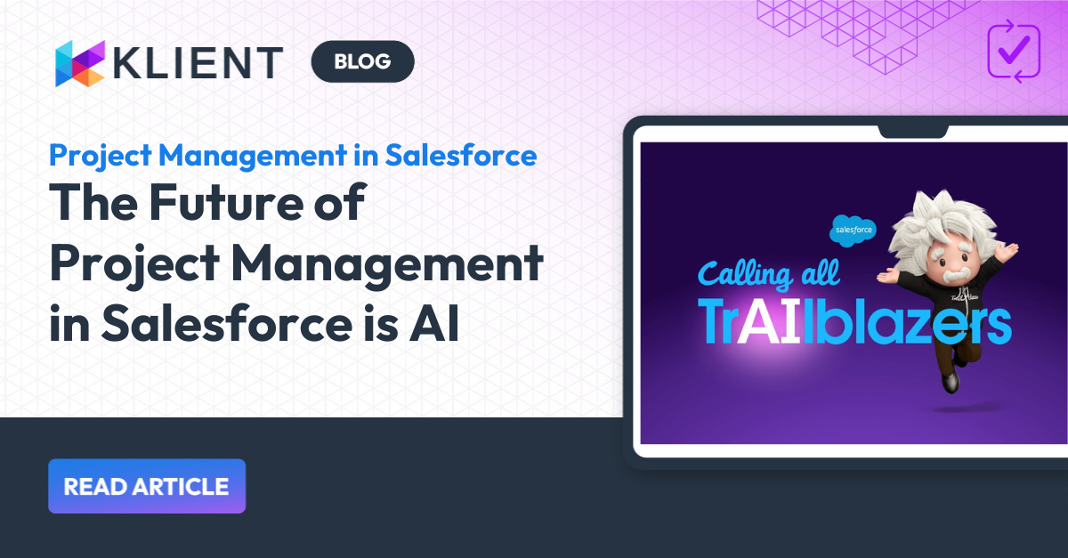 AI Trends in Project Management on Saleforce