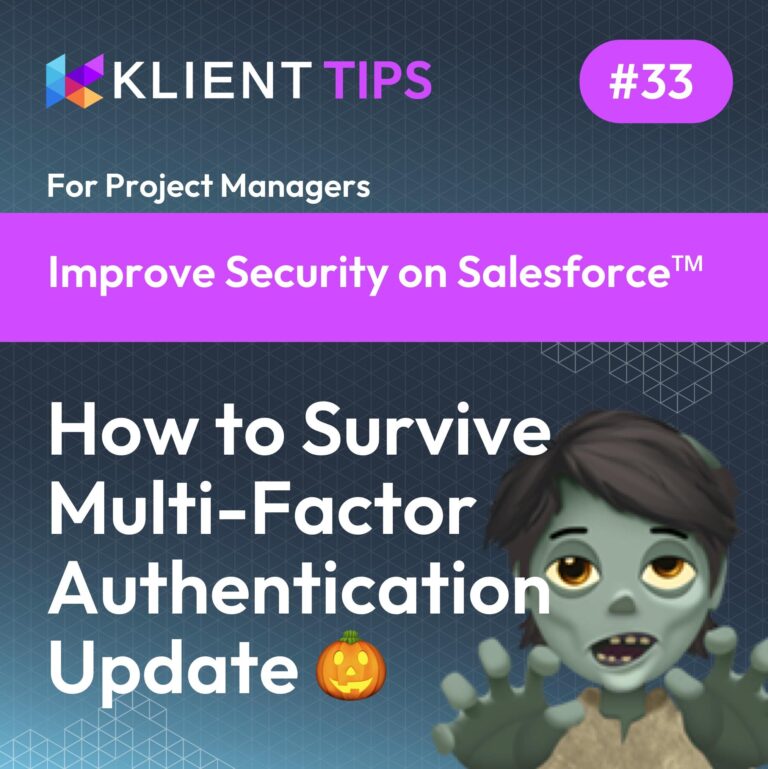How to survive Salesforce Multi-Factor Authentication Update