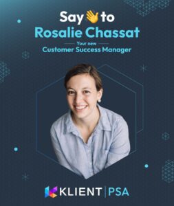 Rosalie Chassat joins Klient as Customer Success Manager