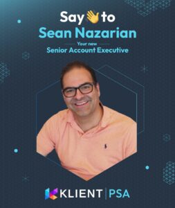 Sean Nazarian joins Klient as Senior Account Executive