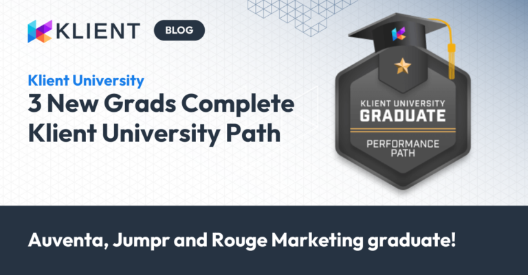 Auventa, Jumpr, Rouge Marketing graduate from Klient University