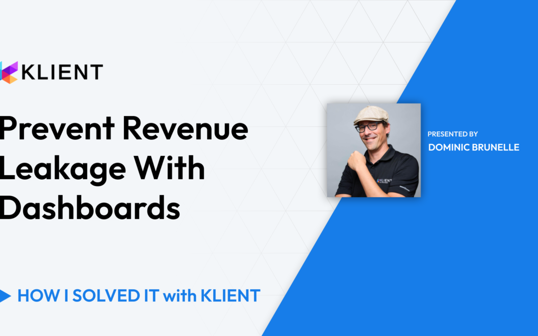 Prevent Revenue Leakage With Dashboards