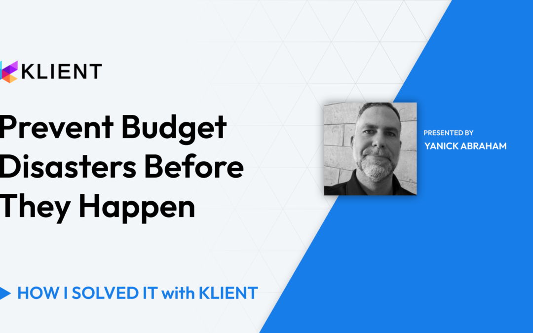 Prevent Budget Disasters Before They Happen