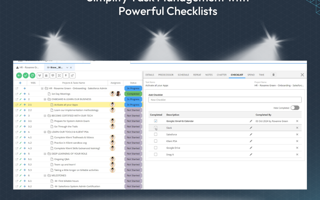 Feature Spotlight: Checklists