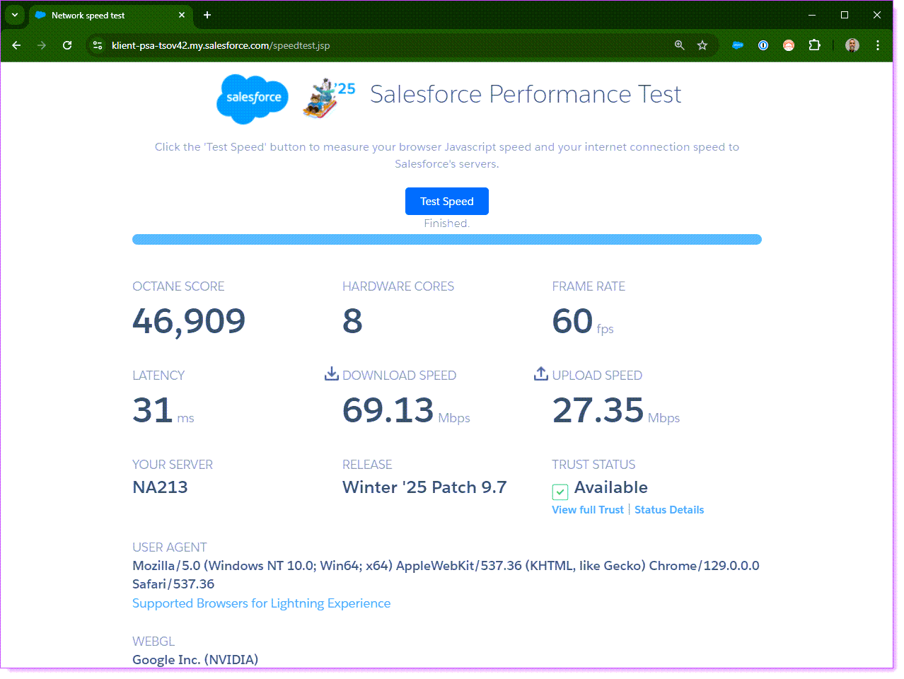 Klient Preload - Octane Score