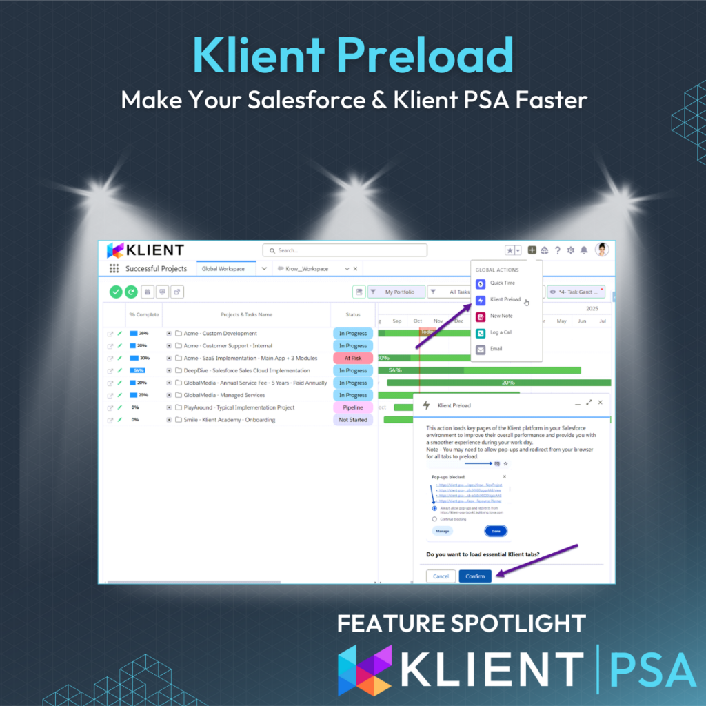 klient preload