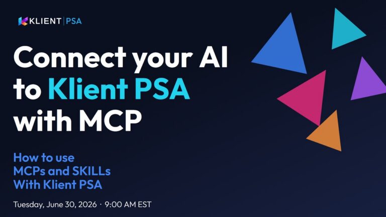 Klient PSA MCP Webinar: Connect Any AI to Your Salesforce Org