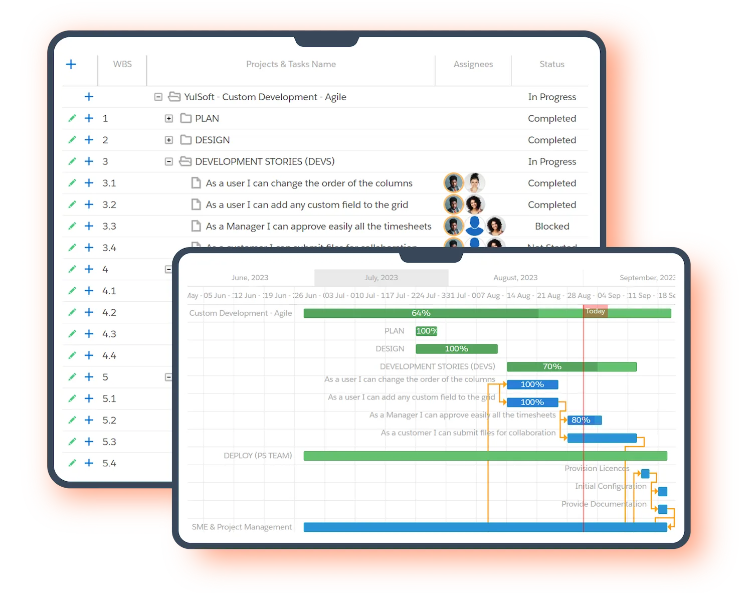Project Management — Klient PSA on Salesforce