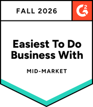 G2 Easiest To Do Business With, Mid-Market, Fall 2026 — Professional Services Automation