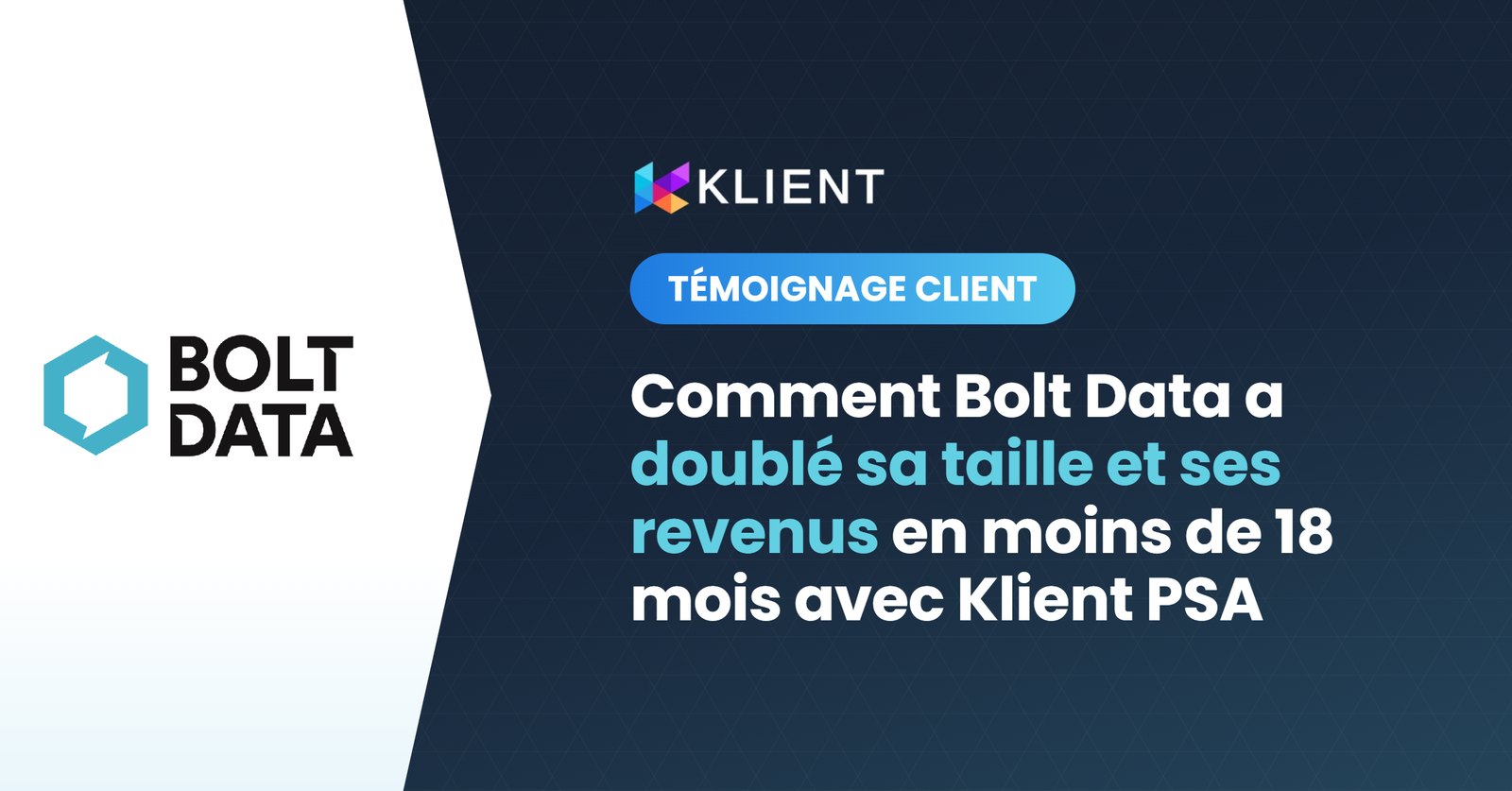 Comment Bolt Data a doublé ses revenus